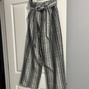 Women's Alice & Olivia Wide Leg Plaid Pants
